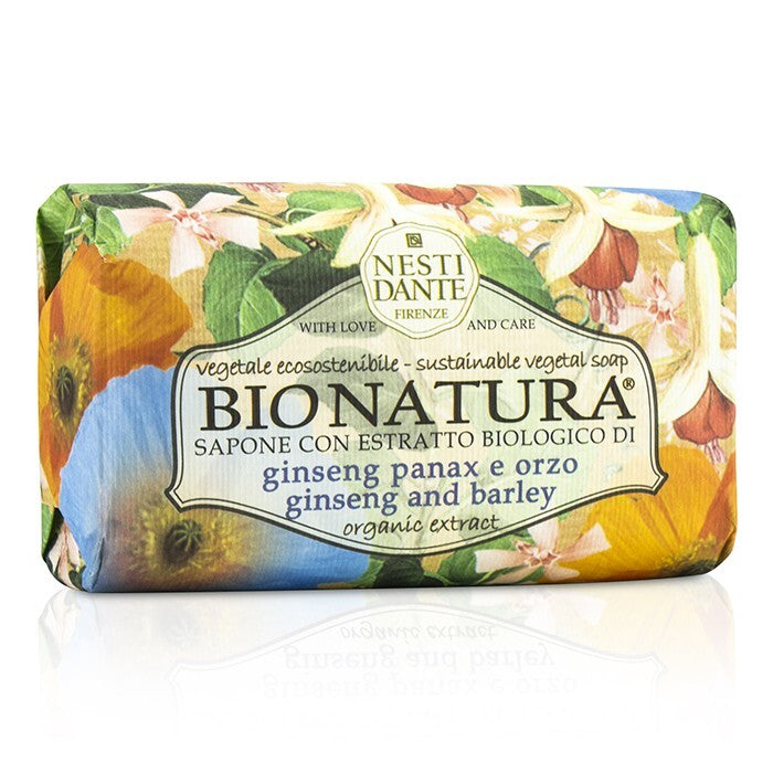 NESTI DANTE Bionatura Ginseng and Barley 250g Soap