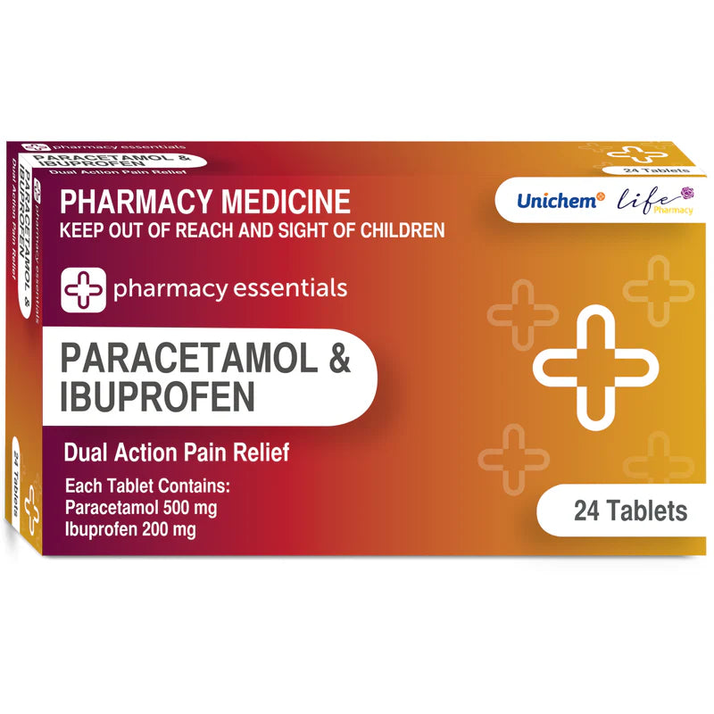Pharmacy Essentails Paracetamol + Ibuprofen 24 Tablets - Fairyspringspharmacy