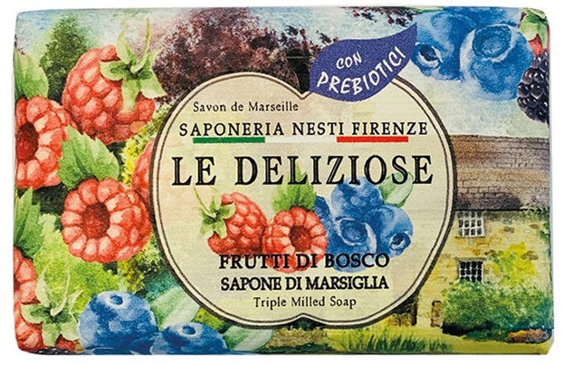 Le Deliziose Frutti Di Bosco 150g soap bar