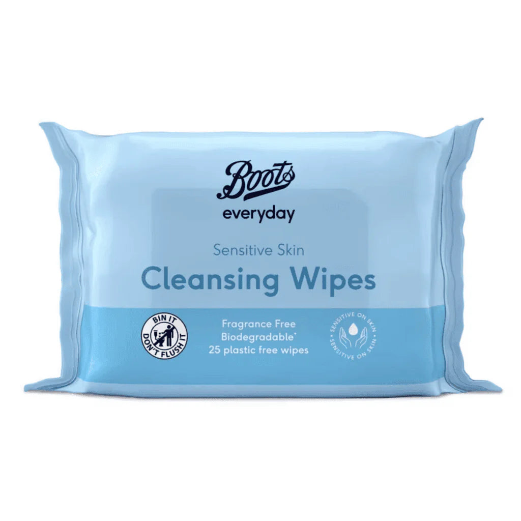 Boots Everday Sentistive skin cleansing wipes