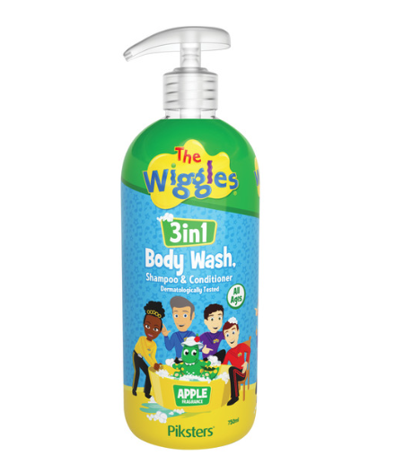 The Wiggles 3in1 Body wash Apple 750ml