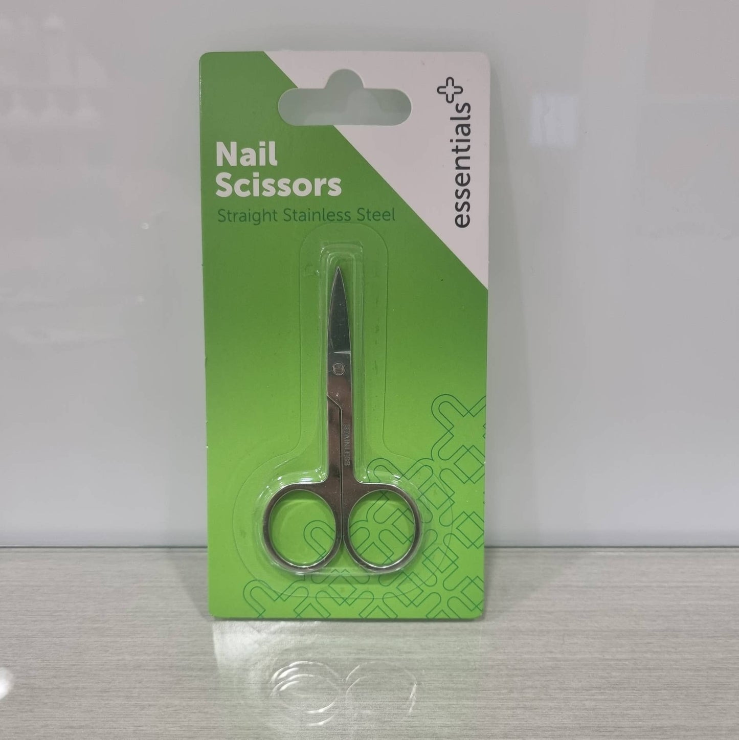 ESSENTIALS Nail Scissors Straight Stainless Steel