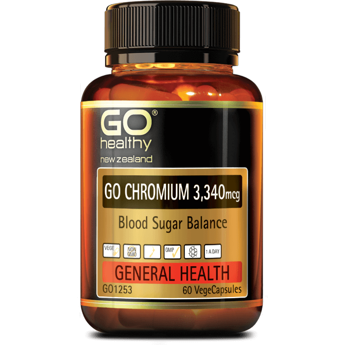 GO Chromium 3340mcg 60 Capsules - Fairy springs pharmacy