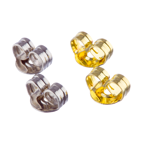 Butterfly Backs - Silver and Gold (4 pairs) - Fairy springs pharmacy