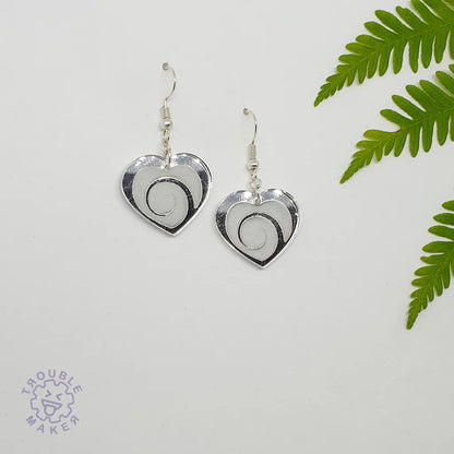 Trouble Maker Aroha Heart Drop Earrings - Fairyspringspharmacy