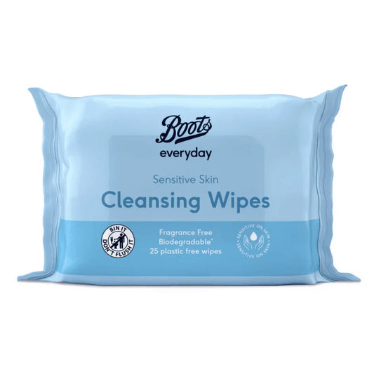 Boots Everday Sentistive skin cleansing wipes
