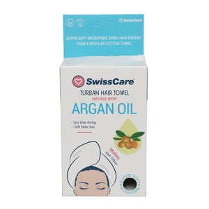 Swisscare Argan Oil Turban Hair Towel