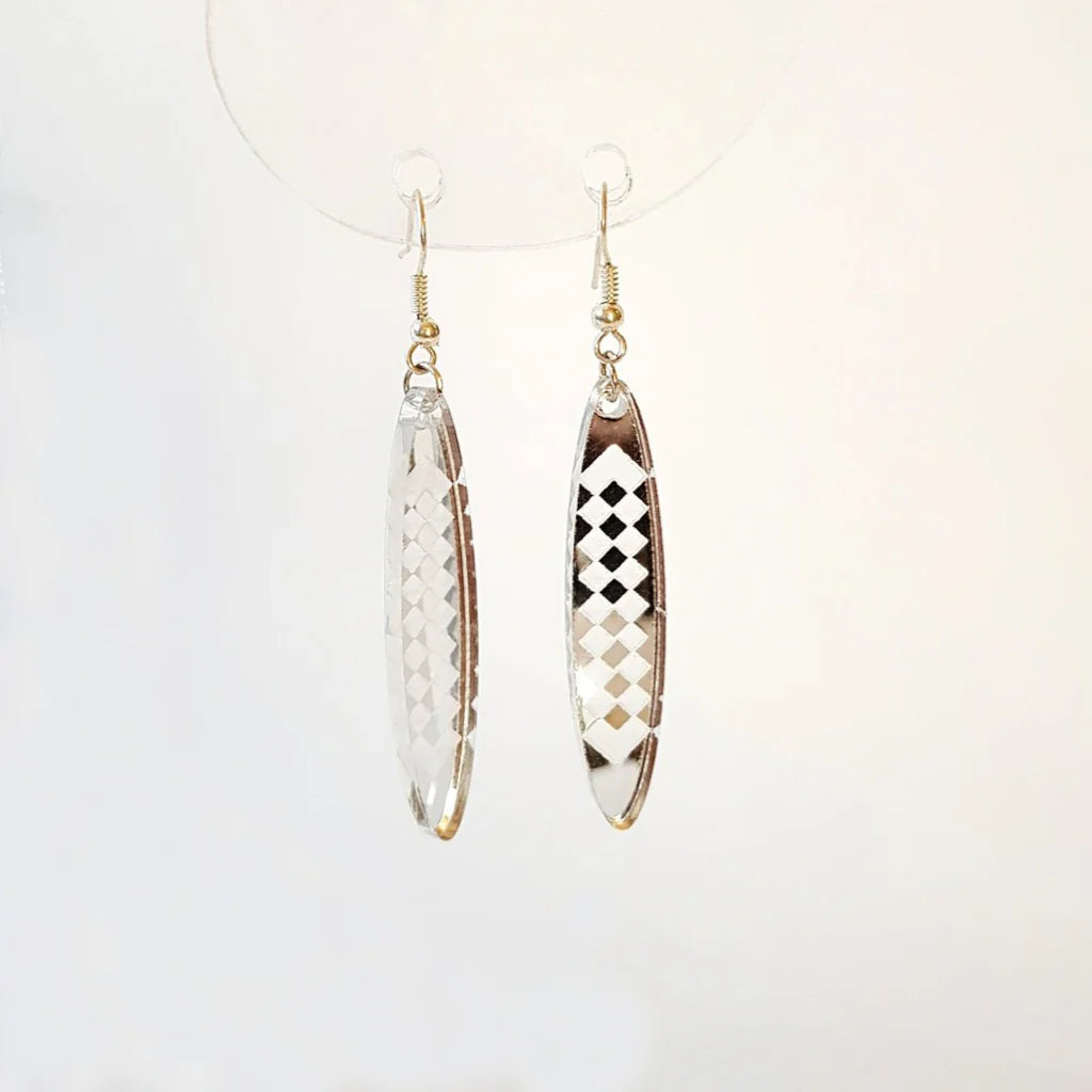 Trouble Maker Silver Aronui Drop Earrings - Fairyspringspharmacy