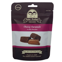 Load image into Gallery viewer, Potter Brothers Chewy Caramels In Milk Chocolate 130g
