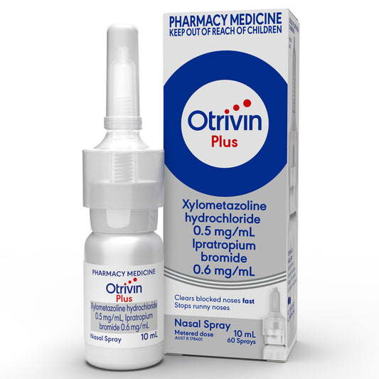 Otrivin Plus 10ml - Limit of 2 per customer only