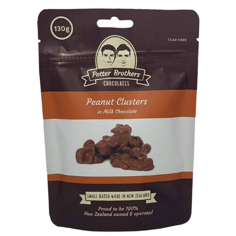 Potter Brothers Peanut Clusters In Milk Chocolate 130g