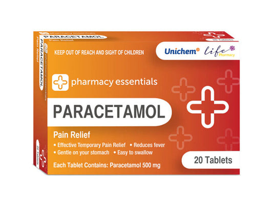 Pharmacy essentials Paracetamol 20 Tablets - Fairyspringspharmacy