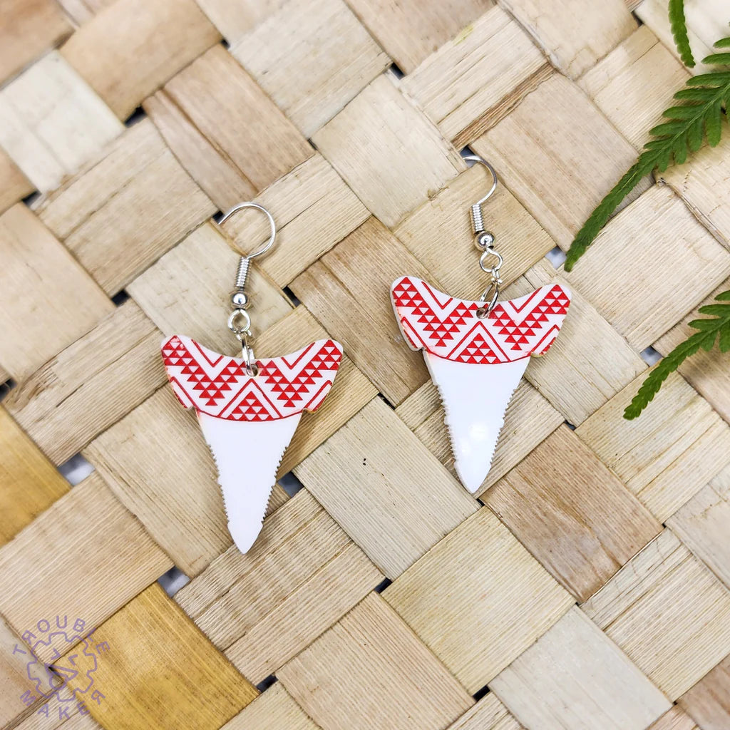 Trouble Maker Mako Teeth Earrings