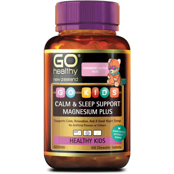GO Kids Calm & Sleep Magnesium PLUS 100 Chew - Fairy springs pharmacy