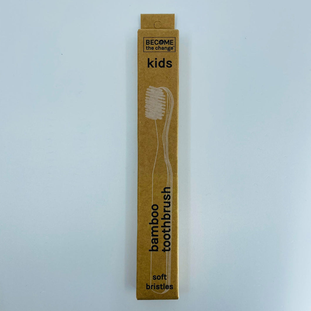 BECOME THE CHANGE Bamboo Toothbrush  - Kids -  Soft Bristles