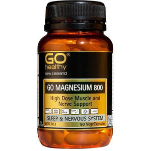 GO Magnesium 800 60 Capsules - Fairy springs pharmacy