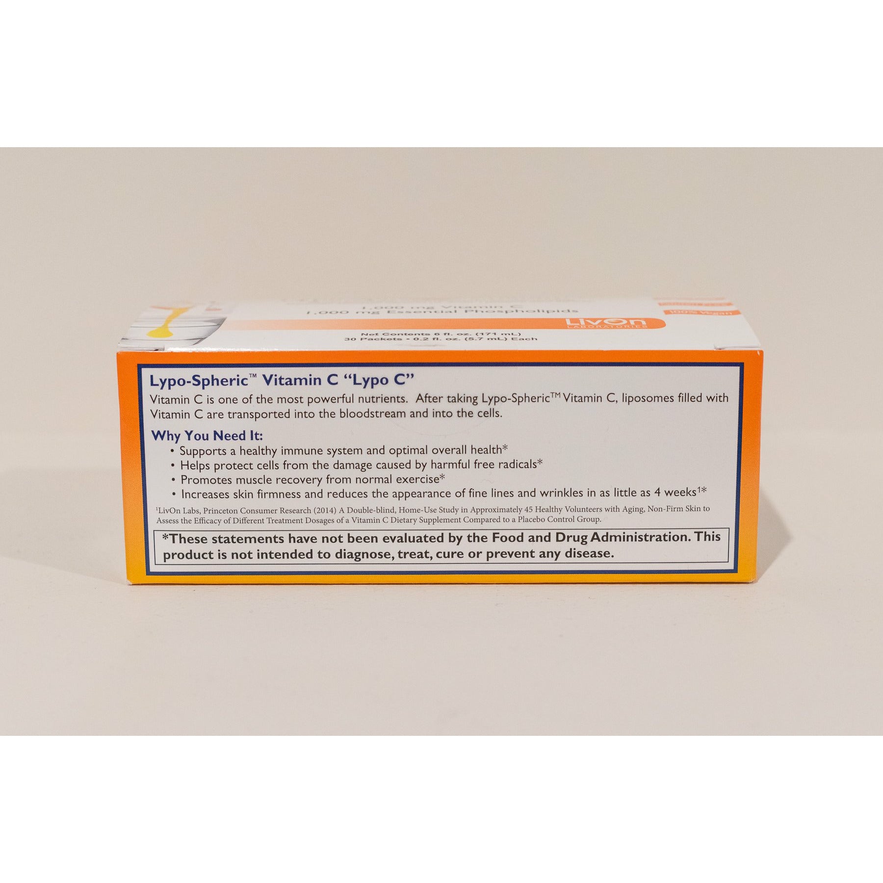 LivOn Lypo-Spheric Vitamin C 1000mg 30 Packets - Fairyspringspharmacy
