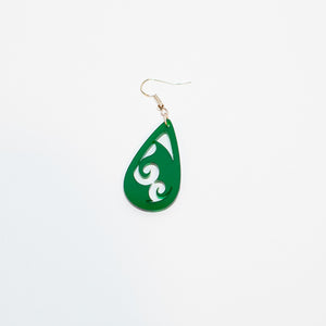 Green Ahi Drop Earrings - Fairy springs pharmacy