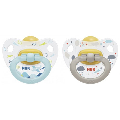NUK Happy Kids Latex Soother 6-18 months - Assorted colours - Fairy springs pharmacy