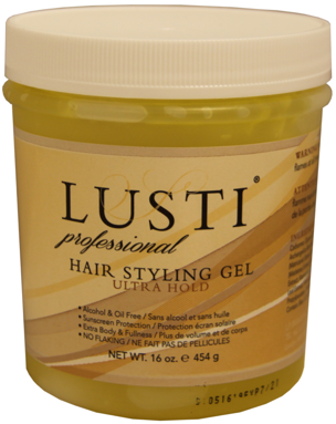 LUSTI Ultra Hold Hair Styling Gel 454g