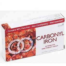 CARBONYL IRON 30 Tablets - Fairy springs pharmacy