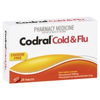 CODRAL PE Cold & Flu (Codeine Free) 24s - Fairyspringspharmacy