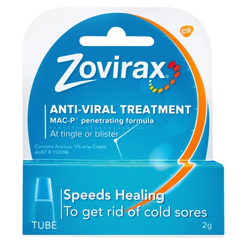 Zovirax Cream 2g Tube - Fairy springs pharmacy