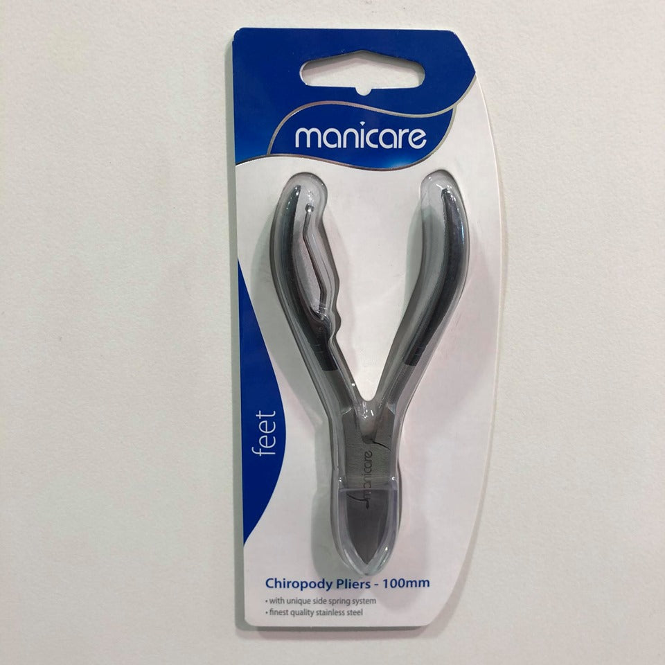 MANICARE Chiropody Pliers 100mm W/Side Spring - Fairy springs pharmacy