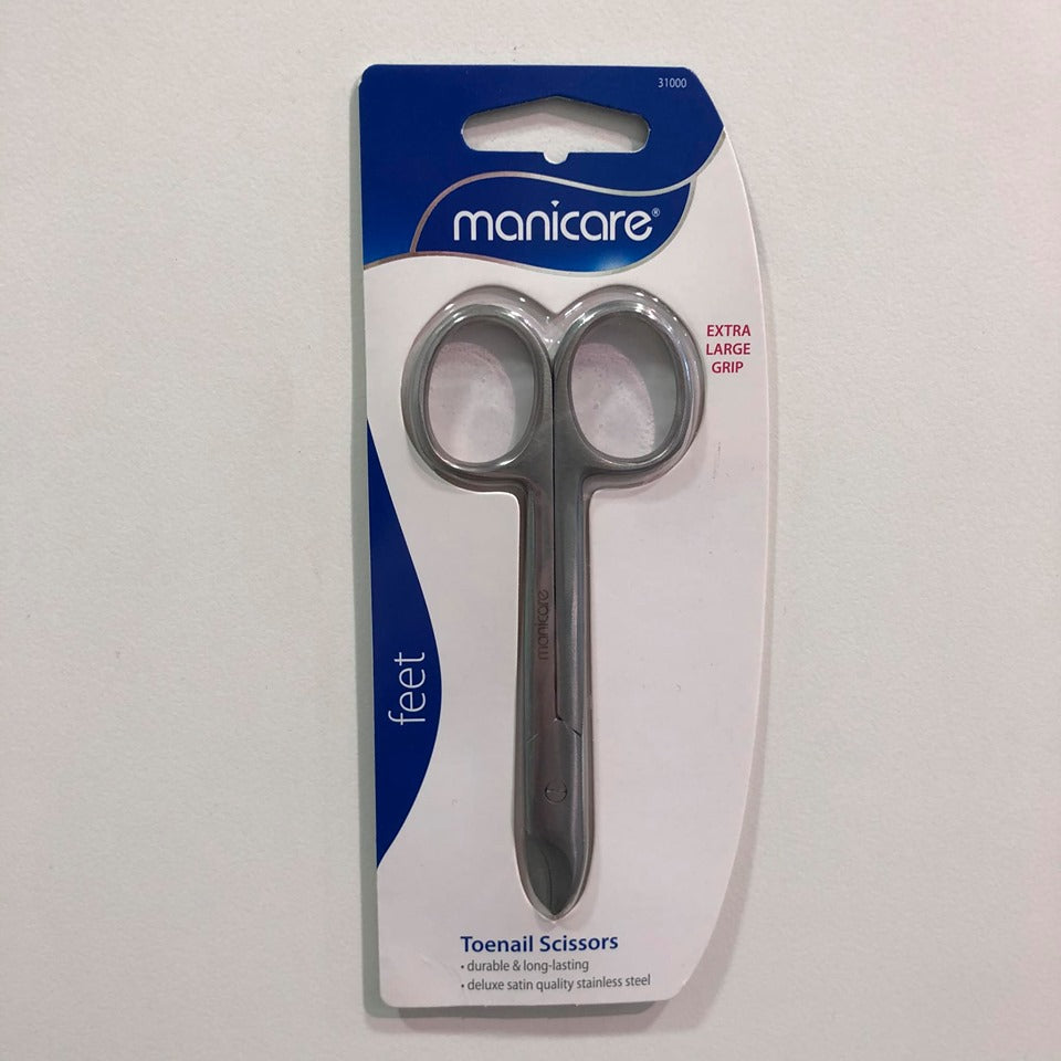 MANICARE Toenail Scissors - Extra Large Grip - Fairy springs pharmacy
