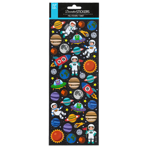 Outer Space Decorative Stickers 49pc