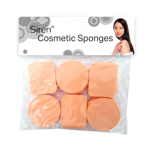 Cosmetic Sponges Assorted 12pc