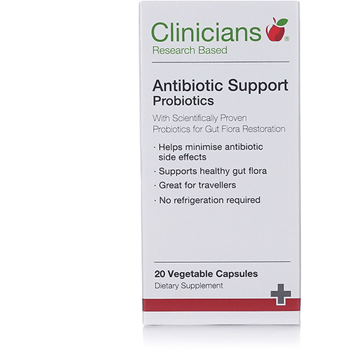 Clinicians Antibiotic Support 20 cap - Fairy springs pharmacy