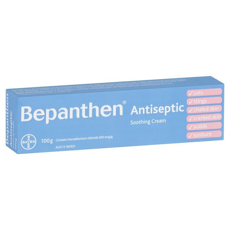 Bepanthen Antiseptic Soothing Cream 100g - Fairyspringspharmacy