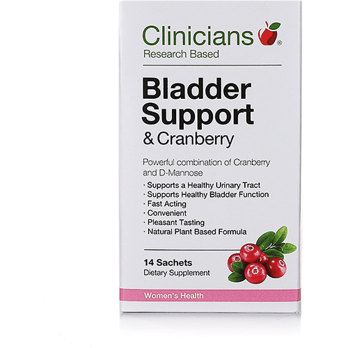 Clinicians Bladder Support + Cranberry 14 sachet - Fairy springs pharmacy