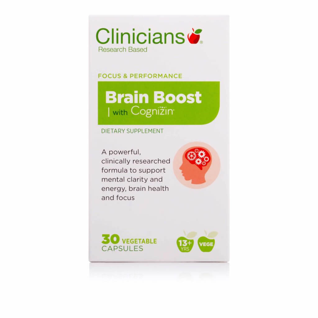 Clinicians Brain Boost + Cognizin 30 cap - Fairy springs pharmacy
