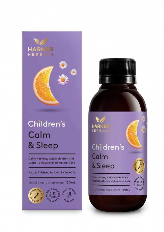 Harker Herbals Childrens Calm & Sleep Liquid 150ml - Sweet Orange