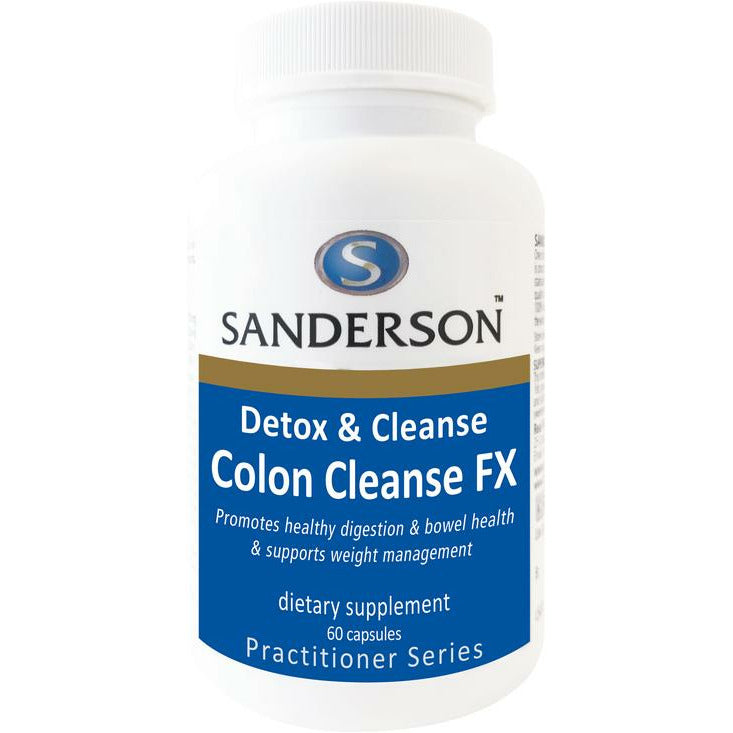 SANDERSON Colon Cleanse FX 60 Capsules