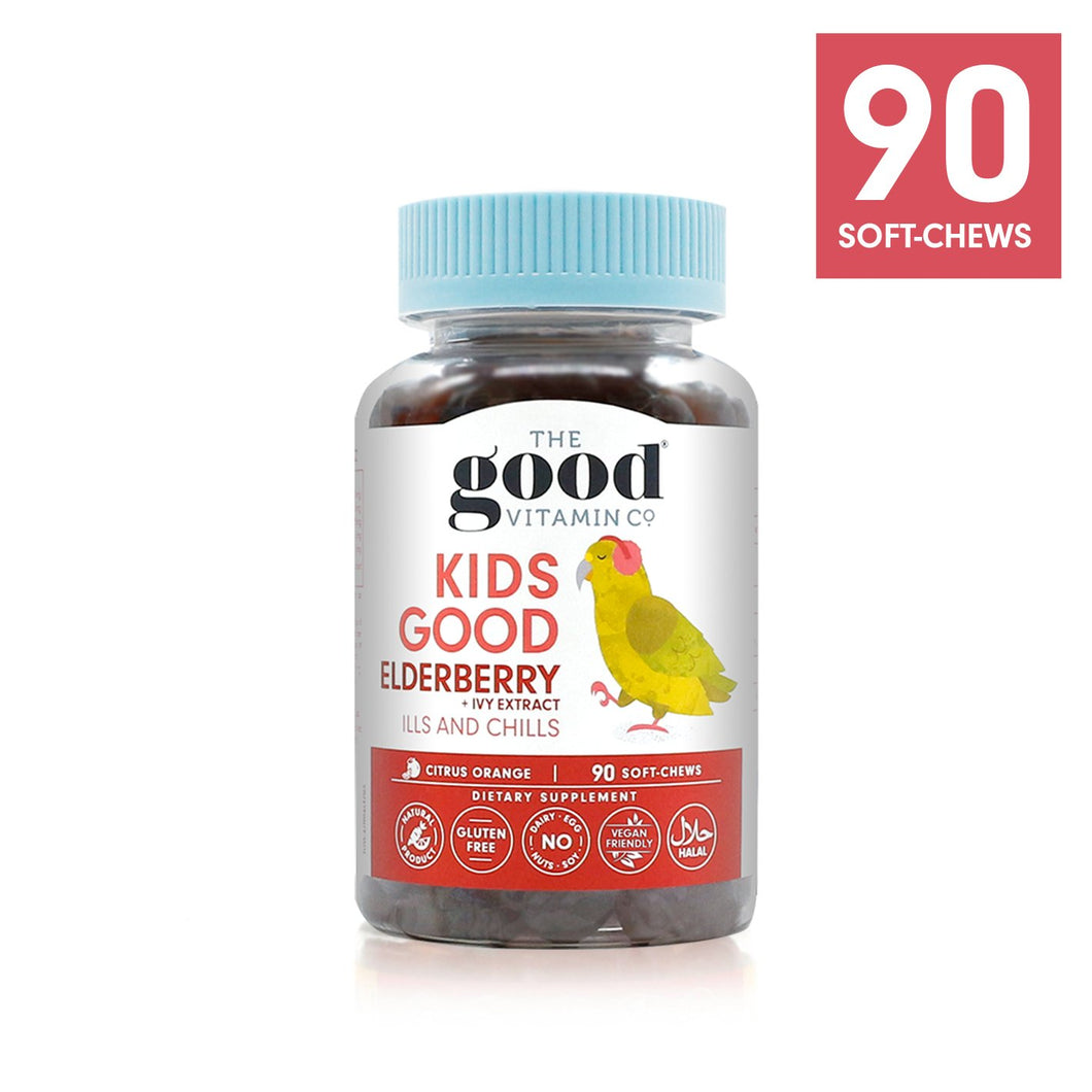 THE GOOD VITAMIN CO Kids Good Elderberry and Ivy Extract 90 Soft Chews