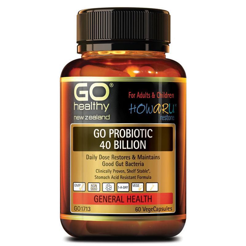 GO Probiotic 40B HOWARU Restore 60 - Fairy springs pharmacy
