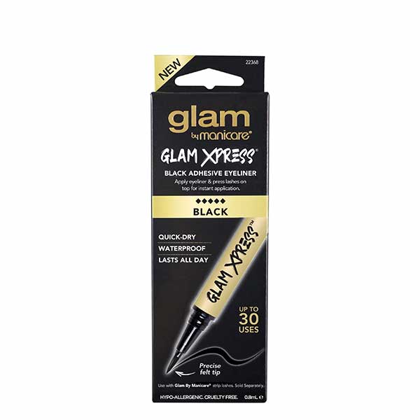 GLAM XPRESS Black Adhesive Eyeliner