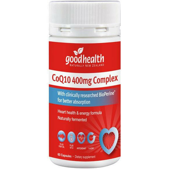 Good Health CoQ10 400mg 30 Capsules - Fairy springs pharmacy