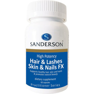 SANDERSON Hair, Lash, Skin and Nails FX 60 Capsules