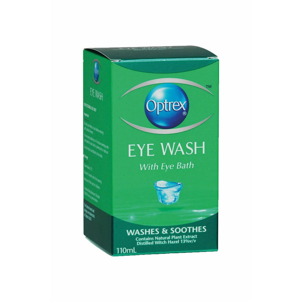 OPTREX Eye Wash with Bath 110ml - Fairyspringspharmacy