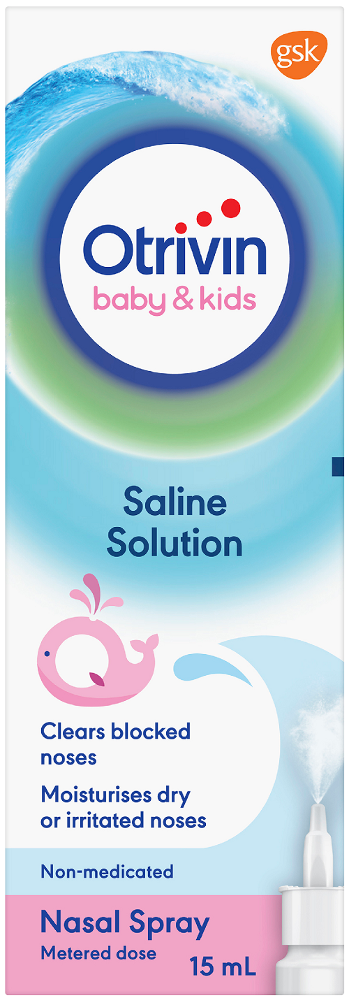 OTRIVIN Baby & Kids Saline Solution Spray 15ml