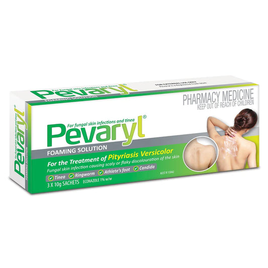 Pevaryl 1% Foaming Solution 3 x 10G