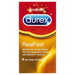 DUREX Real Feel Condom 8pk - Fairy springs pharmacy