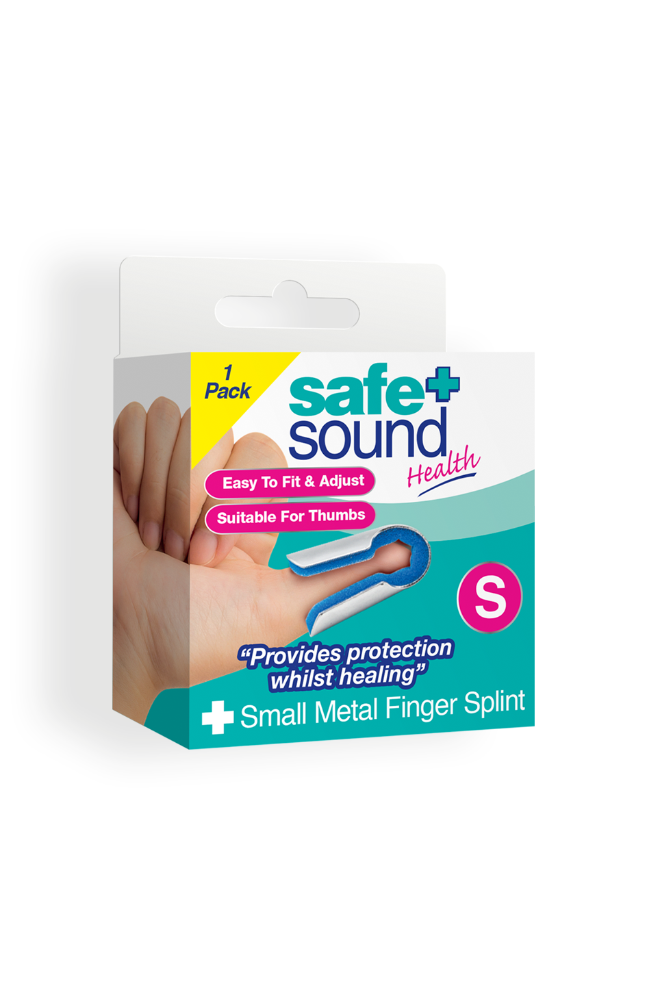 SAFE AND SOUND Small Metal Finger Splint
