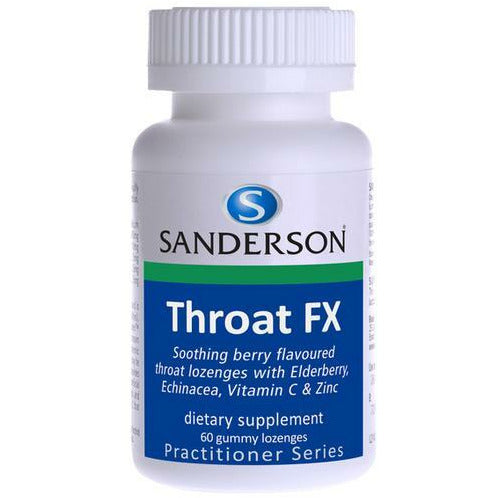 SANDERSON Throat FX 60 Gummy Lozenges