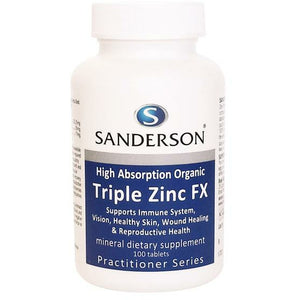 SANDERSON Triple Zinc FX 100 Tablets