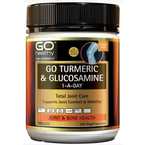 GO Turmeric + Glucosamine 1-A-Day 150 Capsules